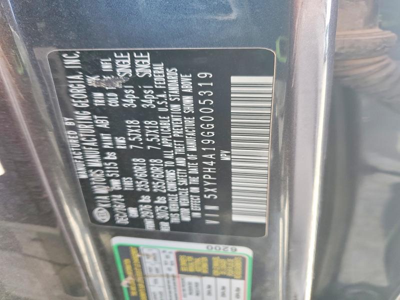 Aukcja sprzedaży 2016 Kia Sorento Ex, vin: 5XYPH4A19GG005319, numer aukcji: 75473945
