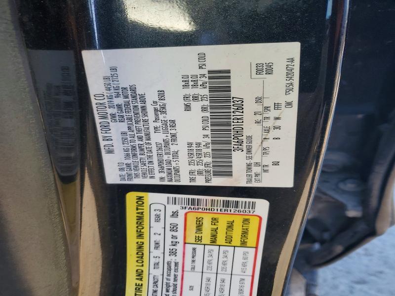 Aukcja sprzedaży 2014 Ford Fusion, vin: 3FA6P0HD1ER126037, numer aukcji: 78178925
