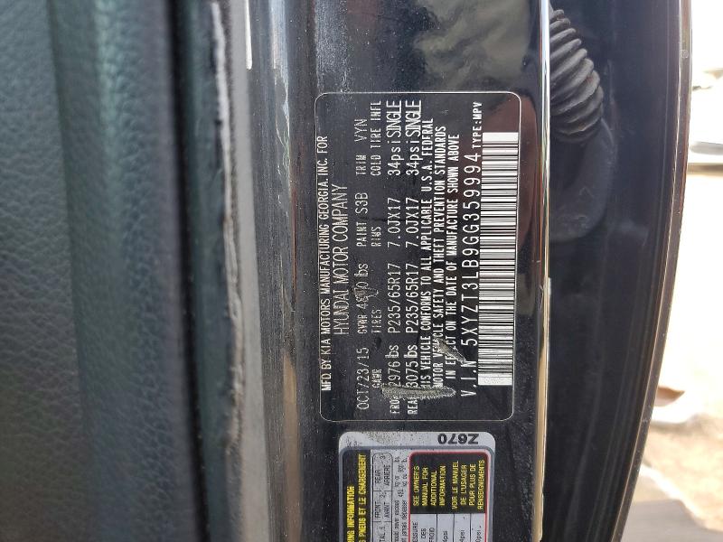Продаж на аукціоні авто 2016 Hyundai Santa Fe Sport, vin: 5XYZT3LB9GG359994, номер лоту: 78274825