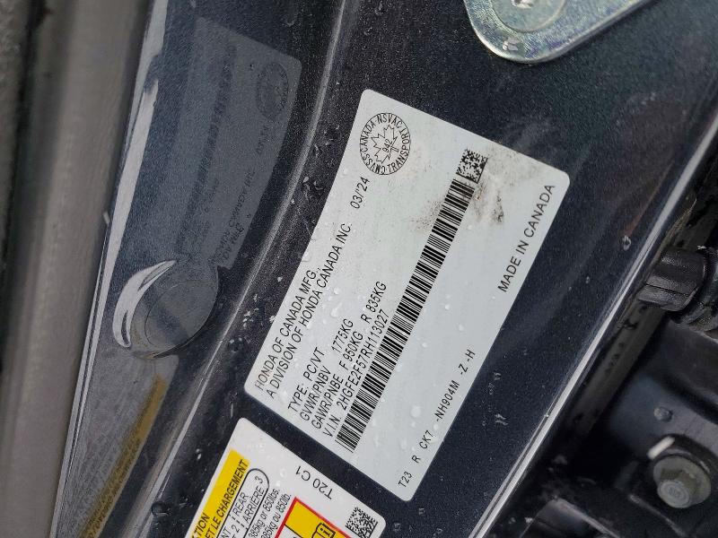 77017885 :رقم المزاد ، 2HGFE2F57RH113027 vin ، 2024 Honda Civic مزاد بيع