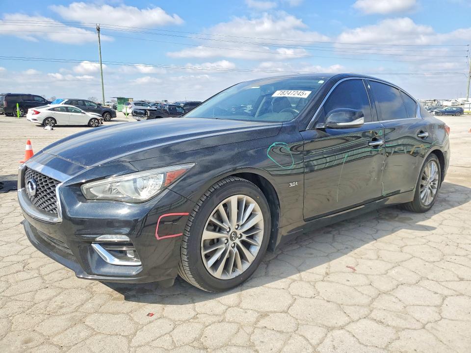 2019 Infiniti Q50 მანქანა იყიდება აუქციონზე, vin: JN1EV7AP1KM513459, აუქციონის ნომერი: 78247245