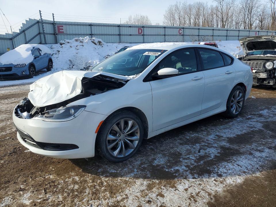 76372085 :رقم المزاد ، 1C3CCCBBXFN750350 vin ، 2015 Chrysler 200 مزاد بيع