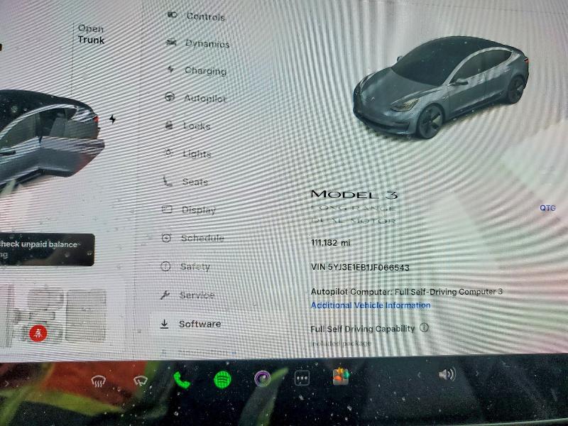 Продаж на аукціоні авто 2018 Tesla Model 3, vin: 5YJ3E1EB1JF066543, номер лоту: 76616045