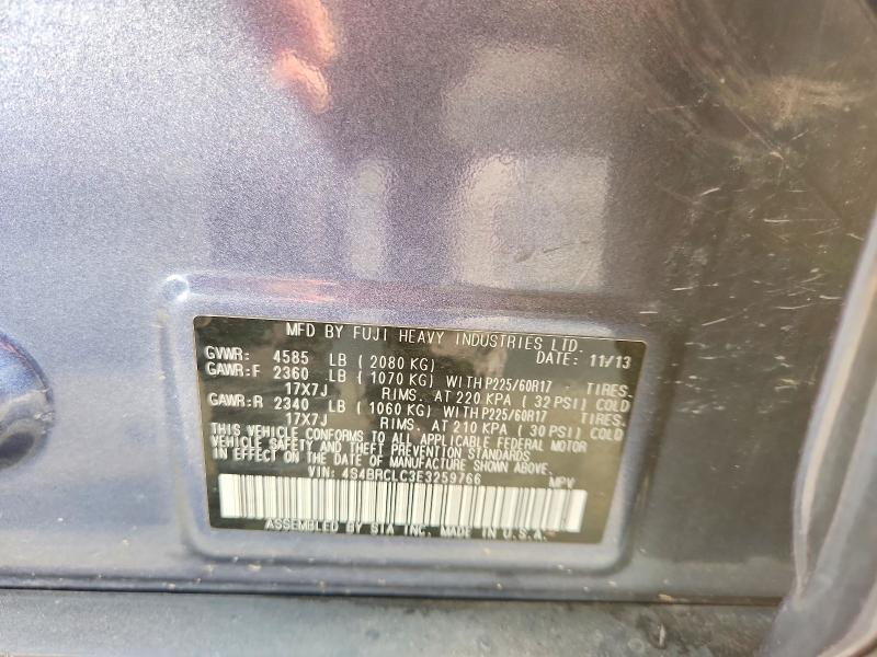 Продаж на аукціоні авто 2014 Subaru Outback 2., vin: 4S4BRCLC3E3259766, номер лоту: 77435065
