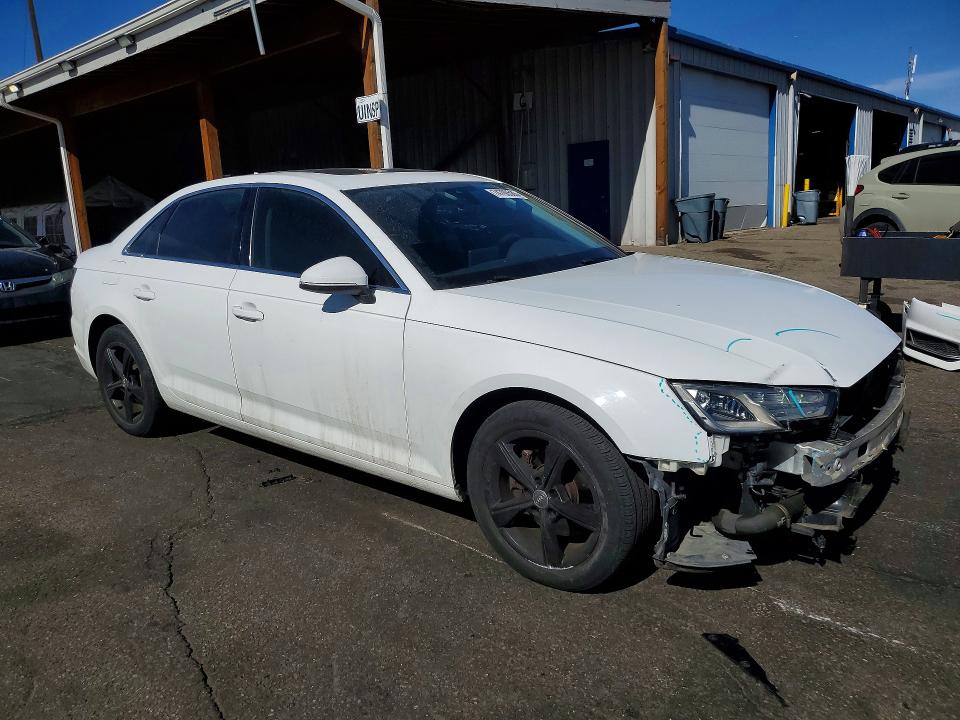 2019 Audi A4 მანქანა იყიდება აუქციონზე, vin: WAUGMAF4XKA023511, აუქციონის ნომერი: 74700585