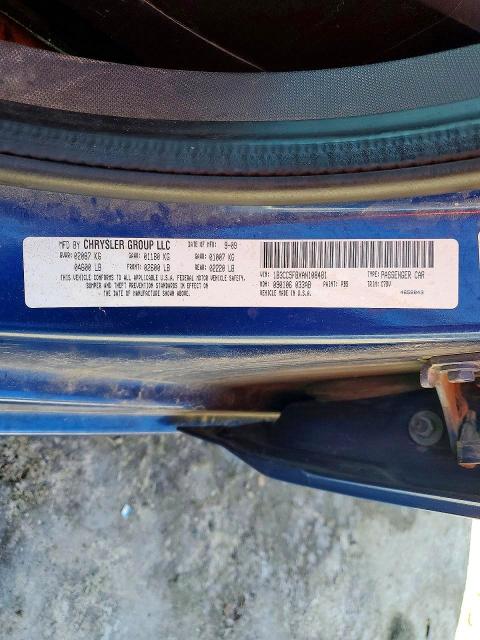 77351115 :رقم المزاد ، 1B3CC5FBXAN108481 vin ، 2010 Dodge Avenger مزاد بيع