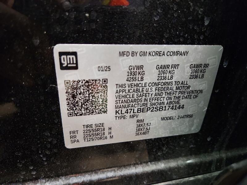79208555 :رقم المزاد ، KL47LBEP2SB174144 vin ، 2025 Buick Envista مزاد بيع
