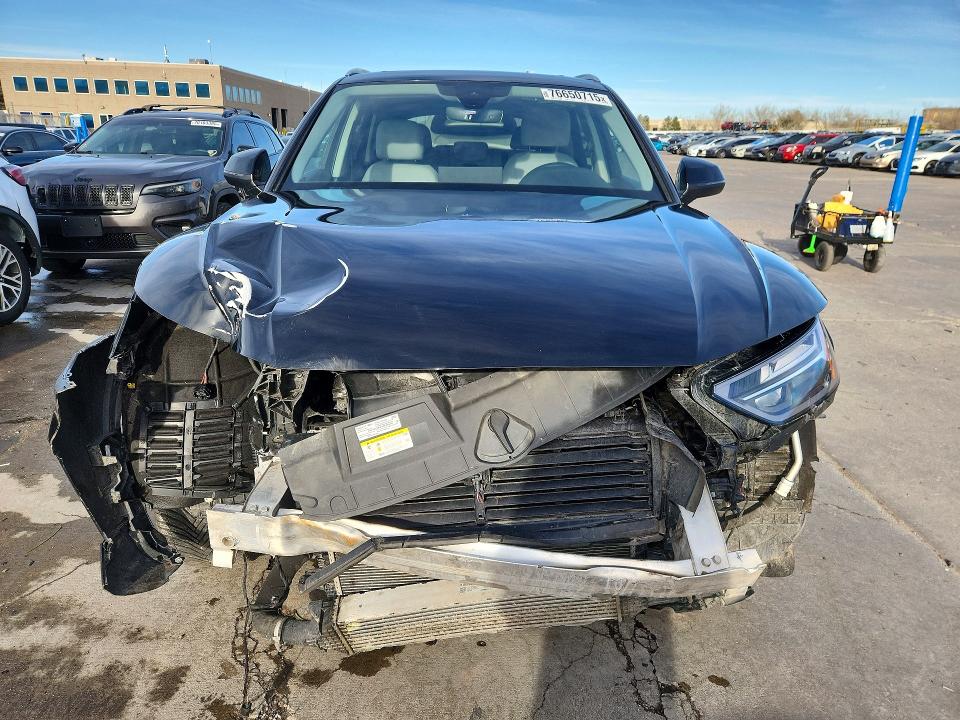 76650715 :رقم المزاد ، WA1GAAFY3N2053277 vin ، 2022 Audi Q5 مزاد بيع