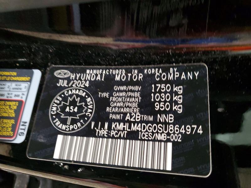 74406835 :رقم المزاد ، KMHLM4DG0SU864974 vin ، 2025 Hyundai Elantra Se مزاد بيع