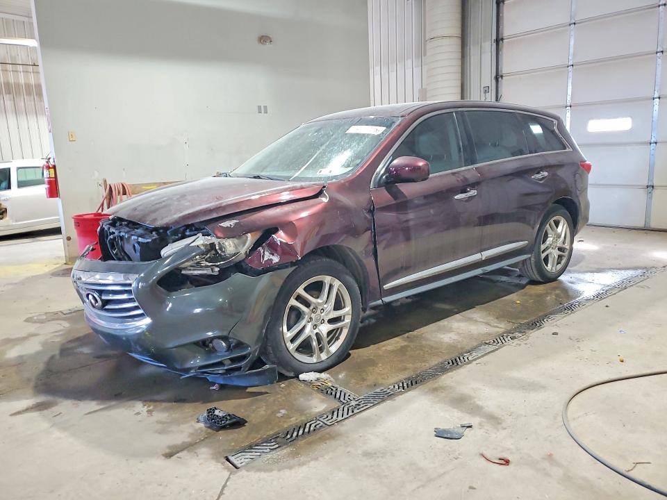 76468305 :رقم المزاد ، 5N1AL0MM9DC312570 vin ، 2013 Infiniti Jx35 مزاد بيع