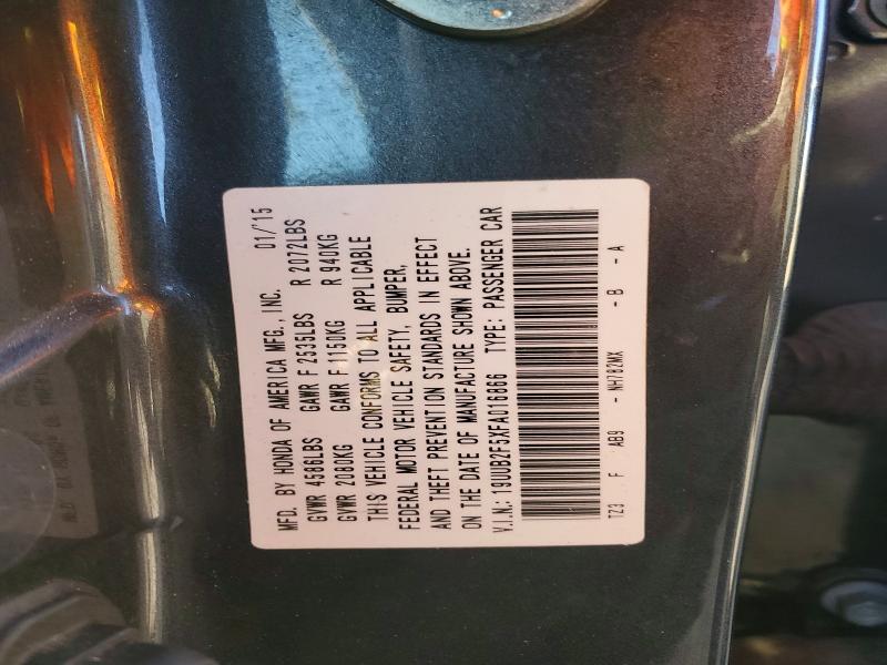 Aukcja sprzedaży 2015 Acura Tlx, vin: 19UUB2F5XFA016866, numer aukcji: 79277465