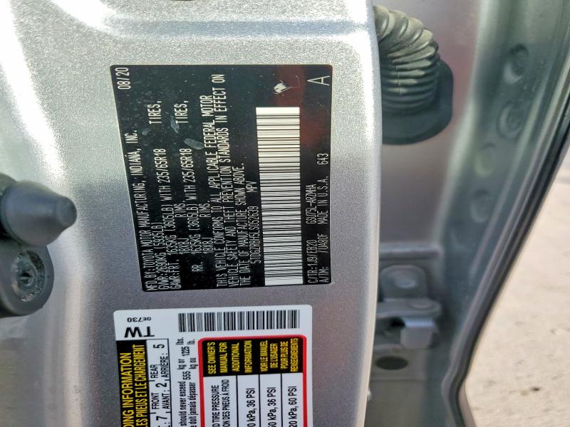 Aukcja sprzedaży 2020 Toyota Highlander, vin: 5TDGZRBH5LS052639, numer aukcji: 74672955