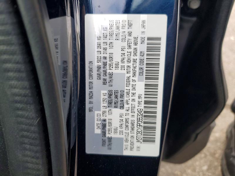 Aukcja sprzedaży 2023 Mazda Cx-9, vin: JM3TCBCY9P0653249, numer aukcji: 77083585