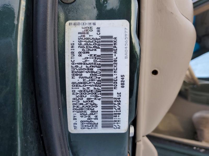 Продажа на аукционе авто 2001 Toyota Avalon, vin: 4T1BF28B41U186138, номер лота: 76915085