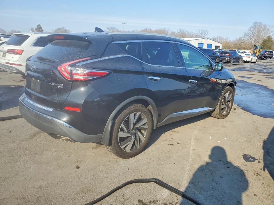2017 Nissan Murano მანქანა იყიდება აუქციონზე, vin: 5N1AZ2MH3HN202587, აუქციონის ნომერი: 75624535