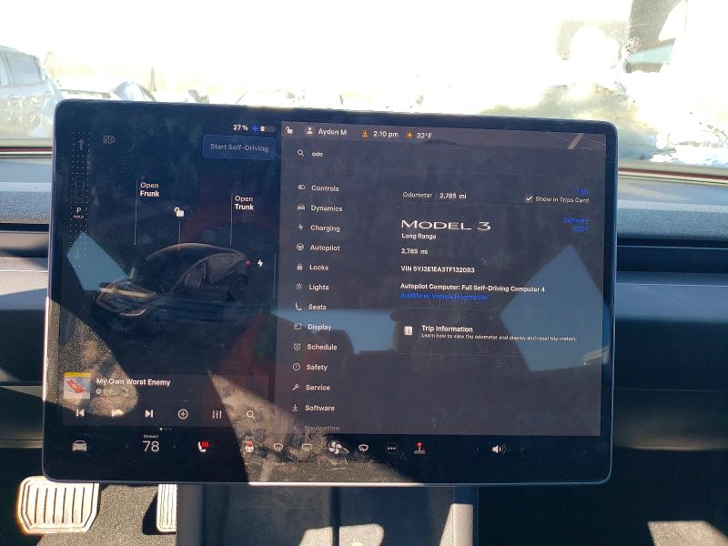 Aukcja sprzedaży 2026 Tesla Model 3, vin: 5YJ3E1EA3TF132083, numer aukcji: 76405315