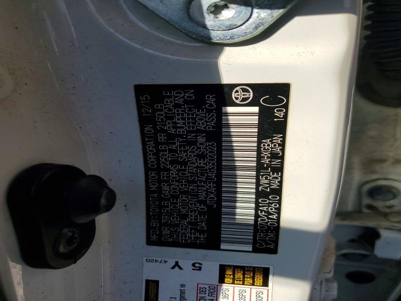 Продажа на аукционе авто 2016 Toyota Prius, vin: JTDKARFU4G3502023, номер лота: 79033485