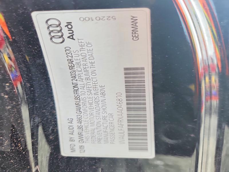 Aukcja sprzedaży 2010 Audi A5, vin: WAULFAFRXAA046810, numer aukcji: 78684725