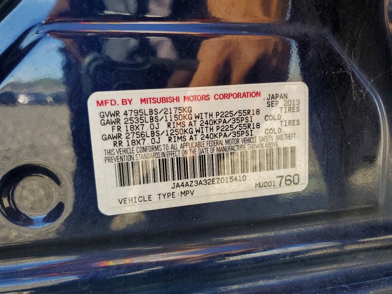 Продаж на аукціоні авто 2014 Mitsubishi Outlander, vin: JA4AZ3A32EZ015410, номер лоту: 78514225