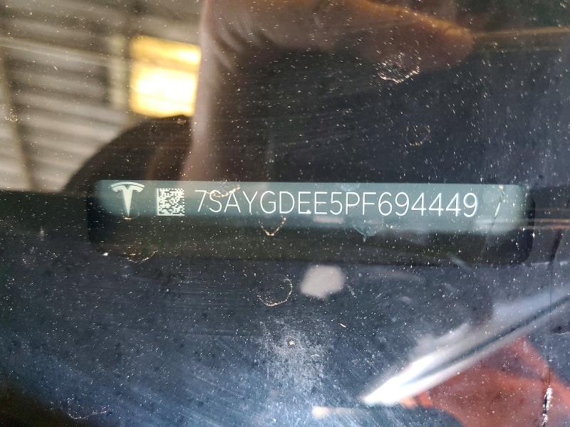 78252935 :رقم المزاد ، 7SAYGDEE5PF694449 vin ، 2023 Tesla Model Y مزاد بيع