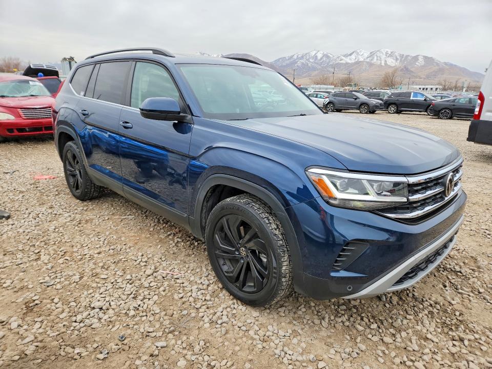 2022 Volkswagen Atlas მანქანა იყიდება აუქციონზე, vin: 1V2KP2CA0NC501818, აუქციონის ნომერი: 76897525
