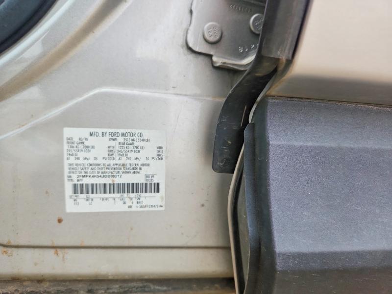 Aukcja sprzedaży 2018 Ford Edge, vin: 2FMPK4K94JBB89212, numer aukcji: 76327835