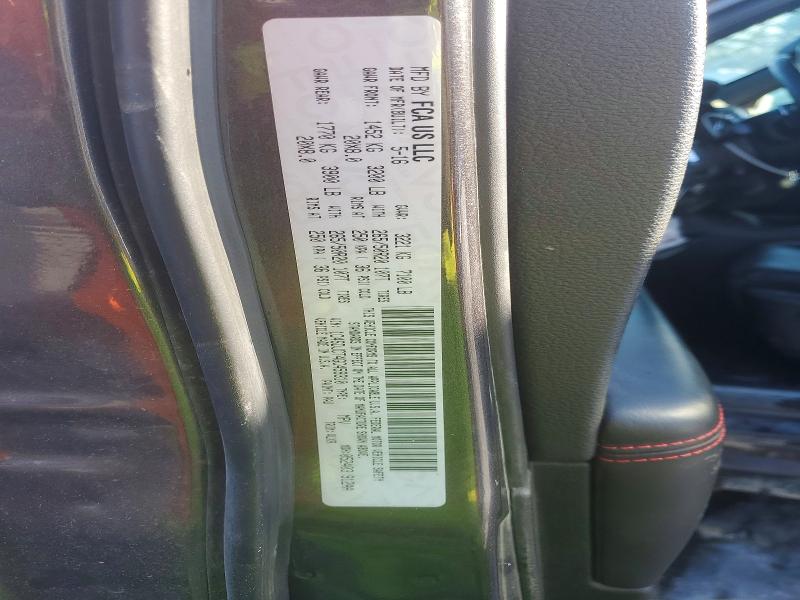 78735545 :رقم المزاد ، 1C4SDJCT4GC459310 vin ، 2016 Dodge Durango مزاد بيع