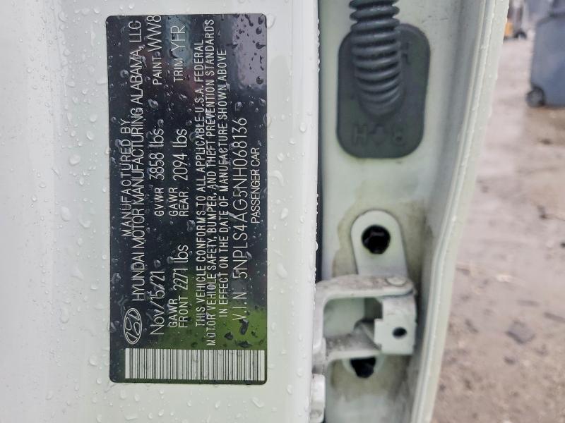 Aukcja sprzedaży 2022 Hyundai Elantra, vin: 5NPLS4AG5NH068136, numer aukcji: 77860025