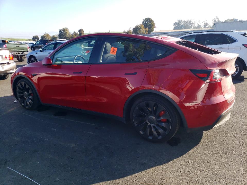 75794785 :رقم المزاد ، 7SAYGDEF5NF486819 vin ، 2022 Tesla Model Y مزاد بيع