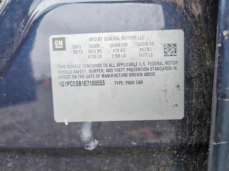 2014 Chevrolet Cruze მანქანა იყიდება აუქციონზე, vin: 1G1PC5SB1E7188553, აუქციონის ნომერი: 79105005