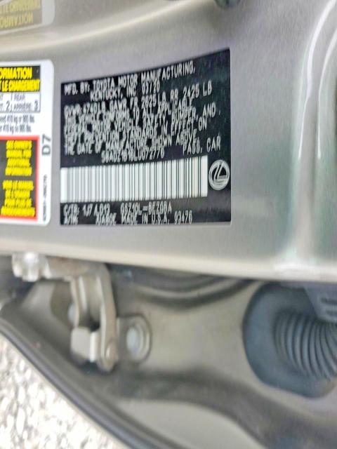 Продаж на аукціоні авто 2020 Lexus Es, vin: 58ADZ1B16LU072776, номер лоту: 78685395