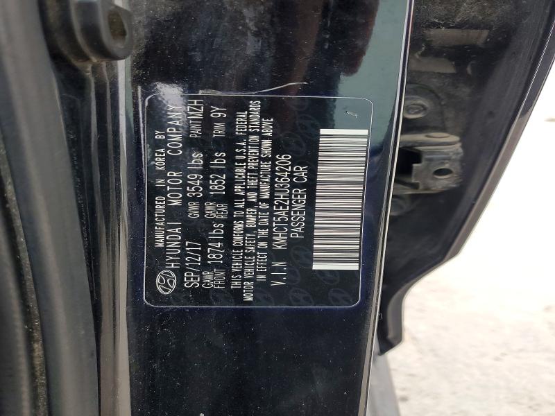 Продажа на аукционе авто 2017 Hyundai Accent, vin: KMHCT5AE2HU364206, номер лота: 78742065