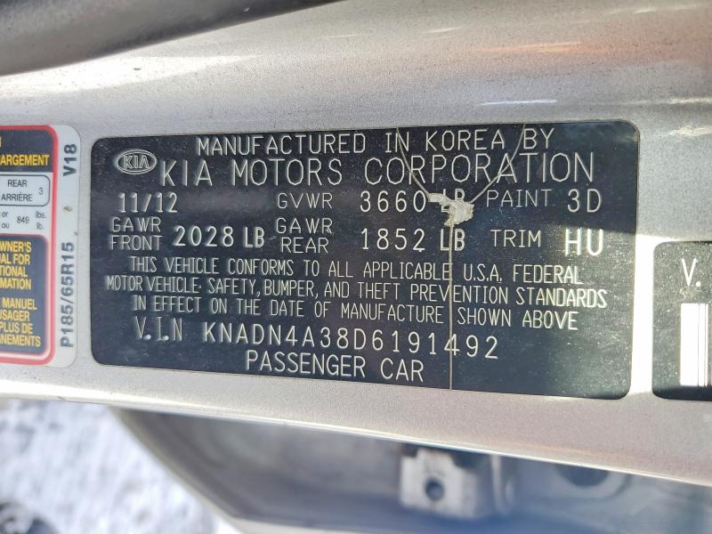 Продаж на аукціоні авто 2013 Kia Rio, vin: KNADN4A38D6191492, номер лоту: 76211975