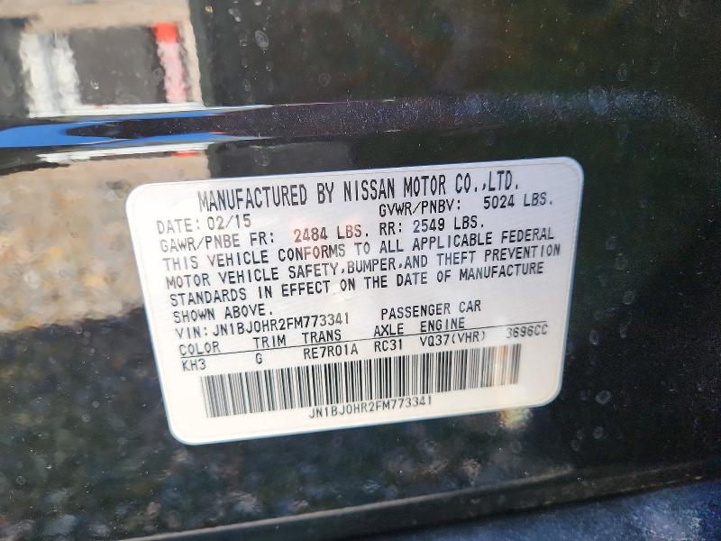 Aukcja sprzedaży 2015 Infiniti Qx50, vin: JN1BJ0HR2FM773341, numer aukcji: 77959865