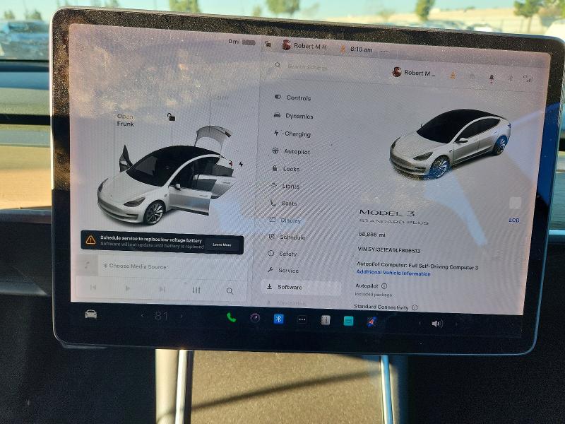 76053955 :رقم المزاد ، 5YJ3E1EA9LF806513 vin ، 2020 Tesla Model 3 مزاد بيع
