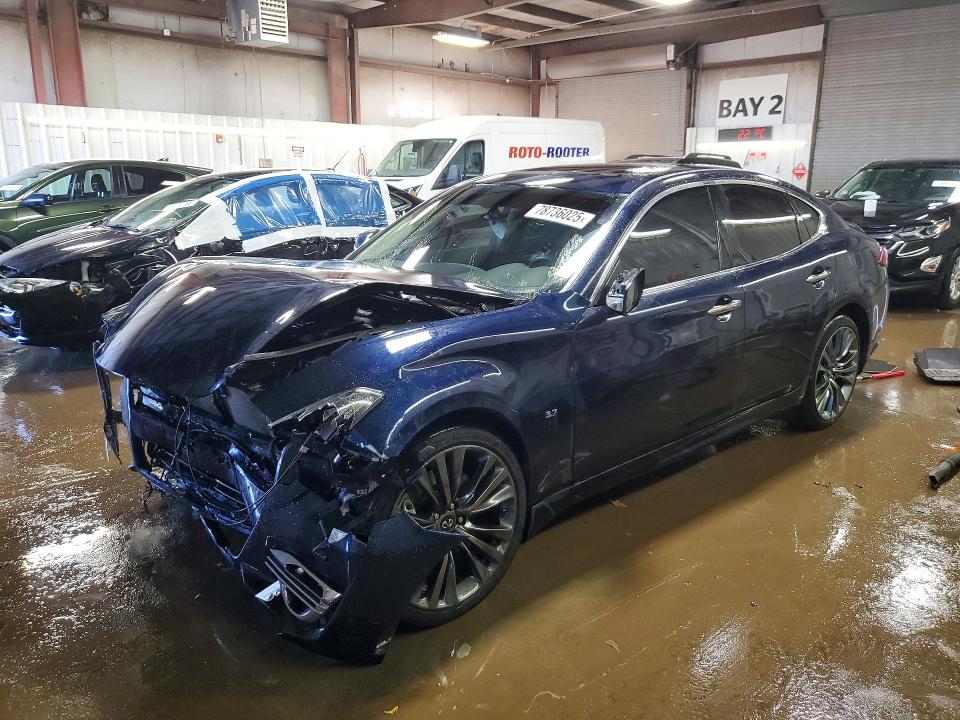 78736025 :رقم المزاد ، JN1BY1AR3KM580072 vin ، 2019 Infiniti Q70 مزاد بيع
