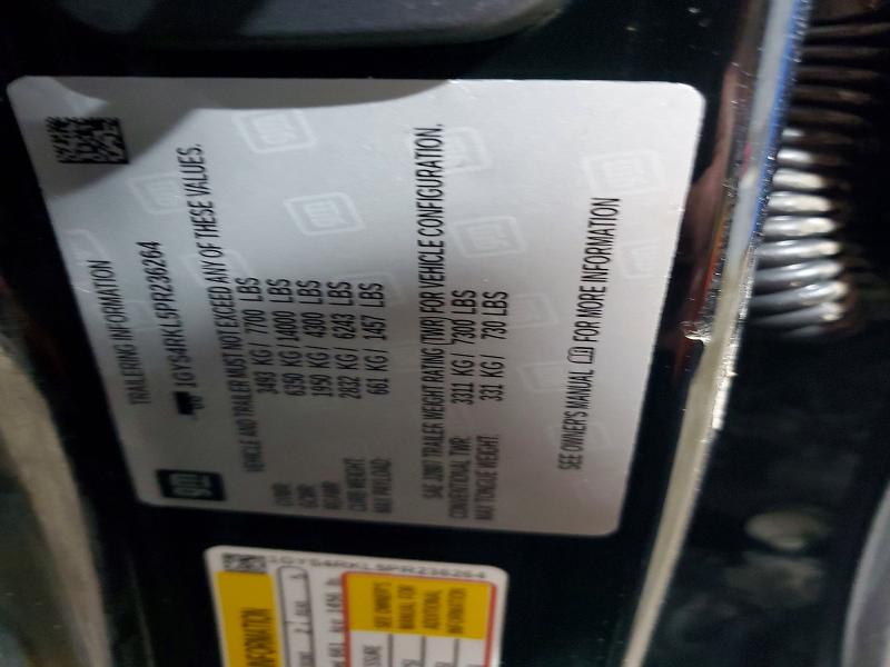 Auction sale of the 2023 Cadillac Escalade, vin: 1GYS4RKL5PR236264, lot number: 77421065