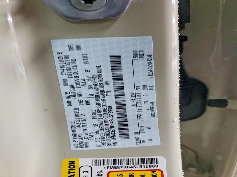 2025 Ford Bronco მანქანა იყიდება აუქციონზე, vin: 1FMEE7BH4SLB15989, აუქციონის ნომერი: 76714355