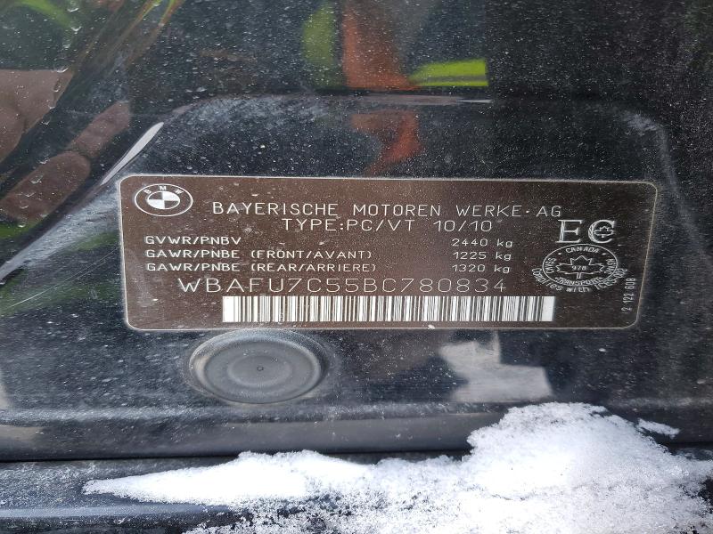 Продажа на аукционе авто 2011 Bmw 535, vin: WBAFU7C55BC780834, номер лота: 79022355