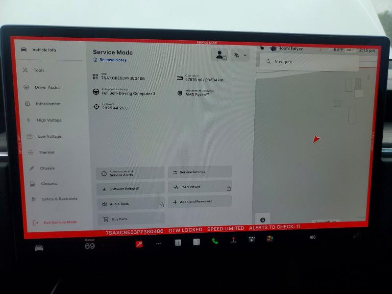 77755685 :رقم المزاد ، 7SAXCBE53PF380486 vin ، 2023 Tesla Model X مزاد بيع