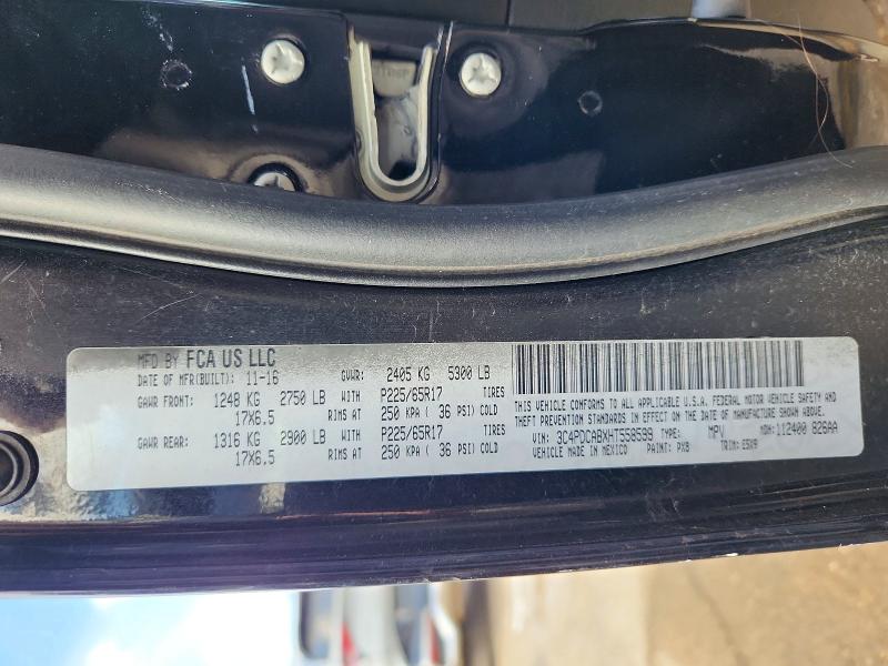 Aukcja sprzedaży 2017 Dodge Journey Se, vin: 3C4PDCABXHT558599, numer aukcji: 74286445