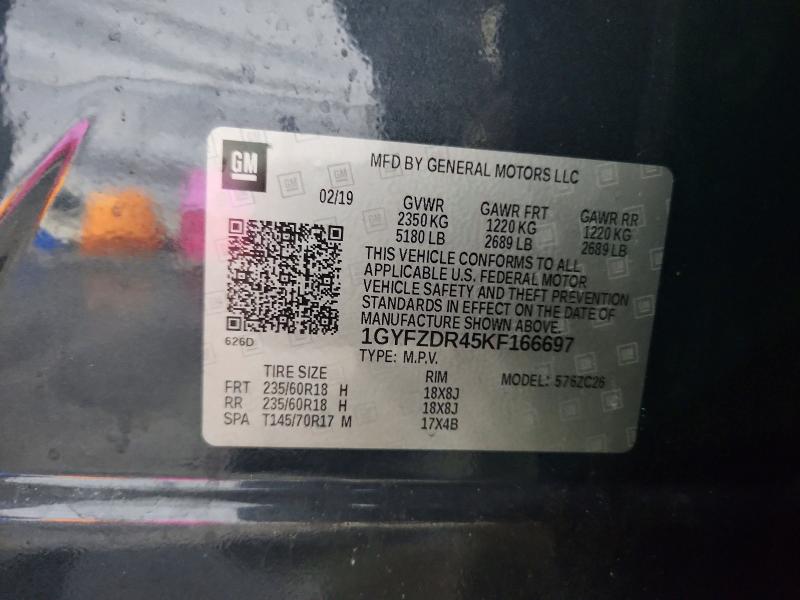 Aukcja sprzedaży 2019 Cadillac Xt4, vin: 1GYFZDR45KF166697, numer aukcji: 78391045