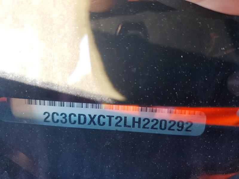 2020 Dodge Charger მანქანა იყიდება აუქციონზე, vin: 2C3CDXCT2LH220292, აუქციონის ნომერი: 77179005