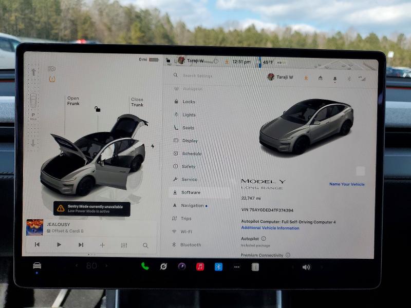 Auction sale of the 2026 Tesla Model Y, vin: 7SAYGDED4TF374394, lot number: 76957275