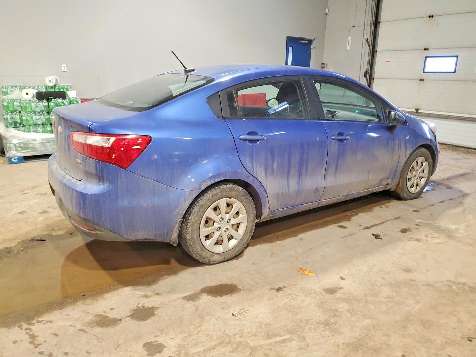 2013 Kia Rio Lx Automatic მანქანა იყიდება აუქციონზე, vin: KNADM4A34D6262268, აუქციონის ნომერი: 76908015