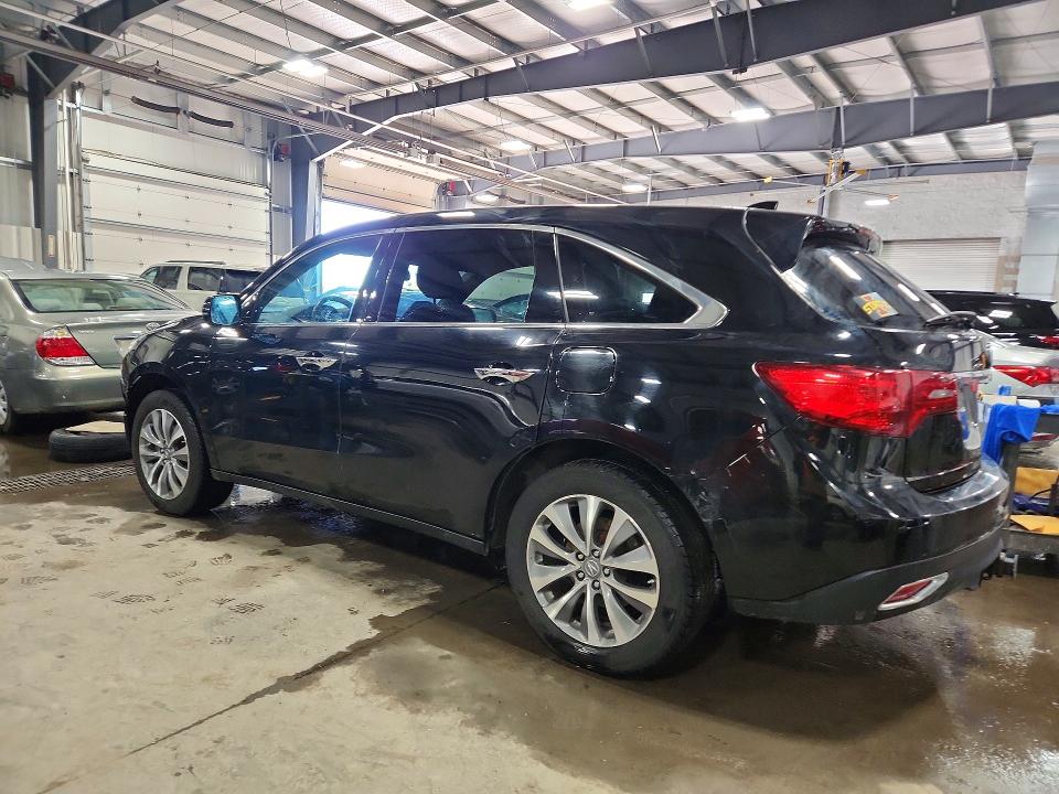 75996155 :رقم المزاد ، 5FRYD4H49EB025539 vin ، 2014 Acura Mdx مزاد بيع