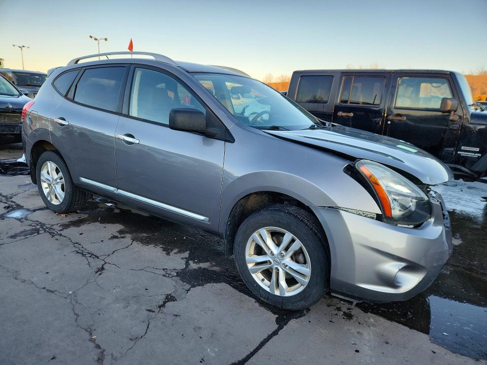 2015 Nissan Rogue Select მანქანა იყიდება აუქციონზე, vin: JN8AS5MV7FW764763, აუქციონის ნომერი: 79094985