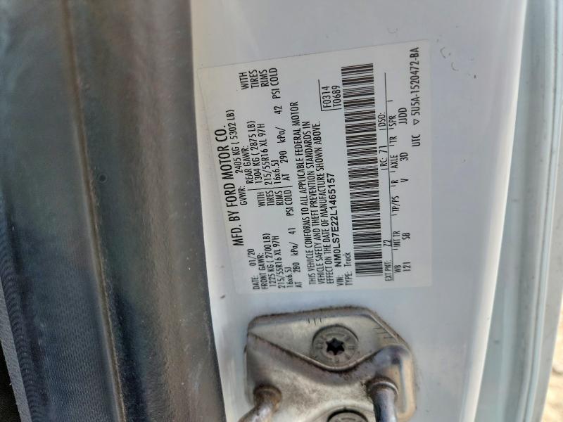 Продаж на аукціоні авто 2020 Ford Transit C, vin: NM0LS7E22L1465157, номер лоту: 50688466