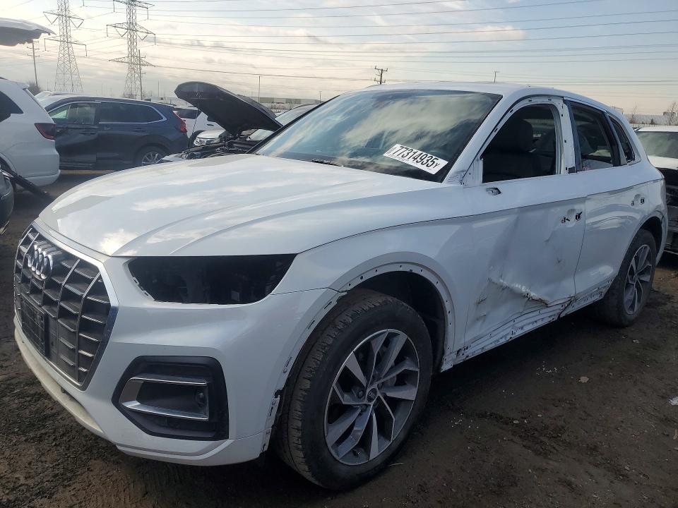 2021 Audi Q5 მანქანა იყიდება აუქციონზე, vin: WA1BAAFY8M2086171, აუქციონის ნომერი: 77314935