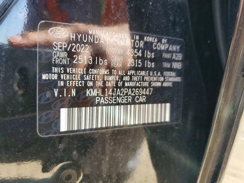 Продаж на аукціоні авто 2023 Hyundai Sonata, vin: KMHL14JA2PA269447, номер лоту: 79221435